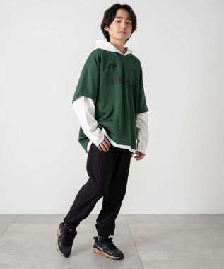 WEGO 【KIDS/ユニセックス着用ITEM】ストレッチベイカーパンツ（JUNIOR） ブラック