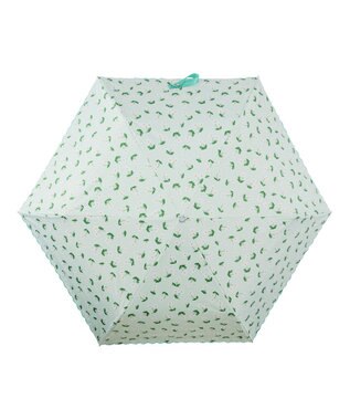 MOONBAT アデリアレトロ×estaa 晴雨兼用日傘 折りたたみ傘 野ばな UV 一級遮光 ミントグリーン
