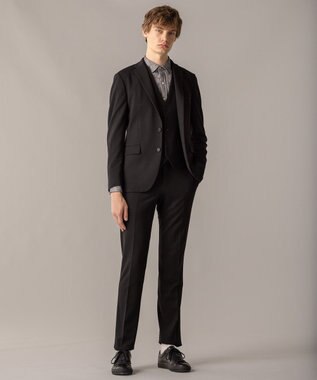 JOSEPH HOMME ウーステッドモックロディ ジレ ブラック系