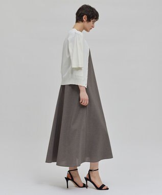 BEIGE， 【洗える】VALOIS / 半袖カーディガン Ecru