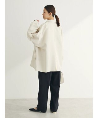 Green Parks ・ＥＬＥＮＣＡＲＥ　ＤＵＥ　ミドル丈トレンチコート Ivory