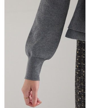 Te chichi アシンメトリーフリルニット《2025winter catalog item》 グレー