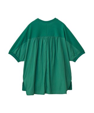 Green Parks ナイロンドッキングロゴチュニック Green