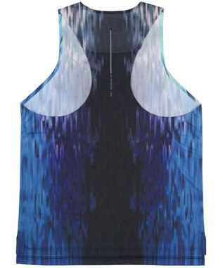 CW-X 【MEN】 CW-X トップス 【薄軽ランニングシャツ】 ノースリーブ タンクトップ スクエアネック 吸汗速乾性(本体) メンズ DLO180 /ワコール ブルー