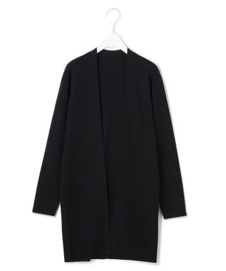 ICB 【洗える】 シンセティックフルニードル カーディガン ブラック系