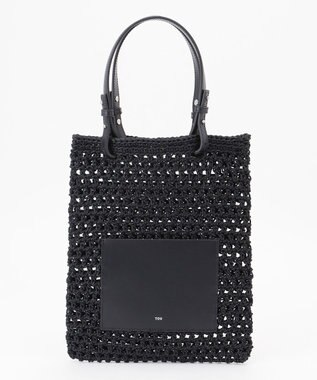 GRACE CONTINENTAL TOV CROCHE BAG ブラック