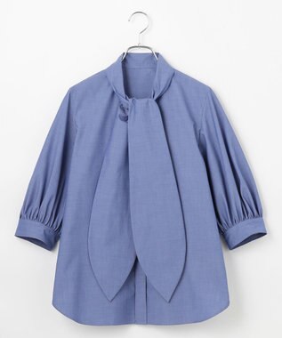 #Newans 【洗濯機可能/シワになりにくい】ラビットタイシャツ デニム