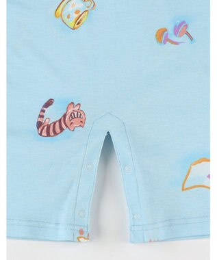 tsumori chisato SLEEP ツモリチサト ネグリジェ 綿100%(本体) スムース素材 長袖 ロング丈 ルームウエア レディース UNX589 /ワコール サックス