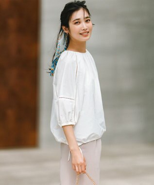 23区 【CLASSY.6月号掲載】manipuri サラサシルク スカーフ ブループリント