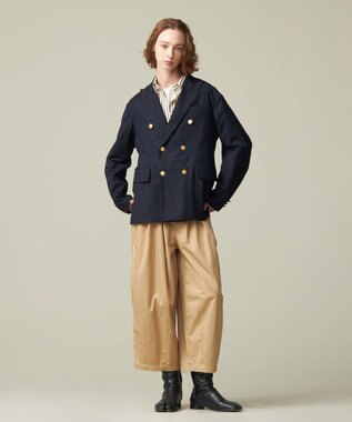 J.PRESS YORK STREET 【UNISEX】バギーフィットパンツ ベージュ系