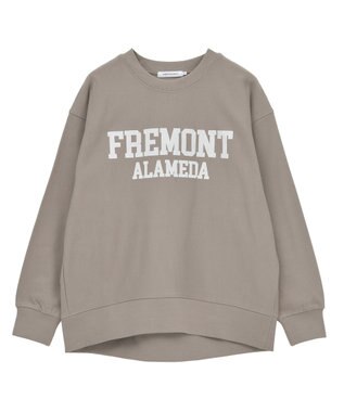 AMERICAN HOLIC FREMONT ロゴスウェットプルオーバー Gray Beige