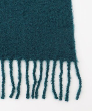 自由区 【カタログ掲載】フラッフィー マフラー ピーコックブルー