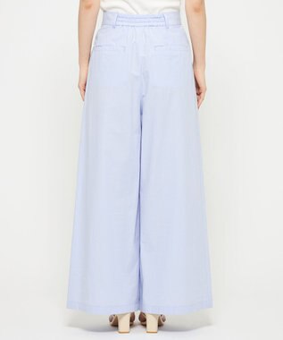 uncrave カラータイプライター ワイドパンツ サックス