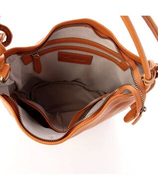 UNBILLION アトランタ ATLANTA / 牛革ロープハンドル2wayショルダーS キャメル