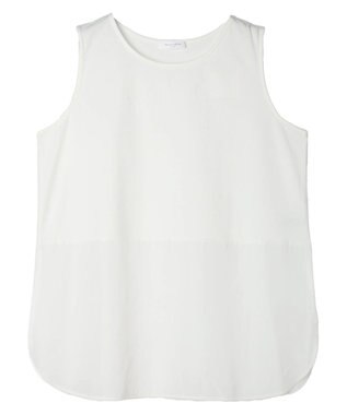 Green Parks ノースリーブドッキングホワイトインナー White