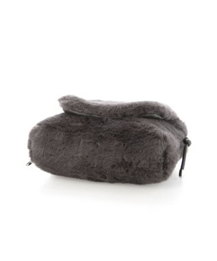 UNBILLION カシュカシュ cachecache / エコファーシンプルフラップショルダー GY