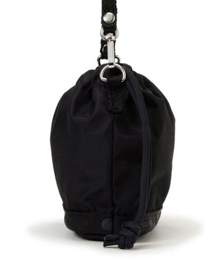 LeSportsac DRAWSTRING BUCKET CHARM/リサイクルドブラックJP リサイクルドブラックJP