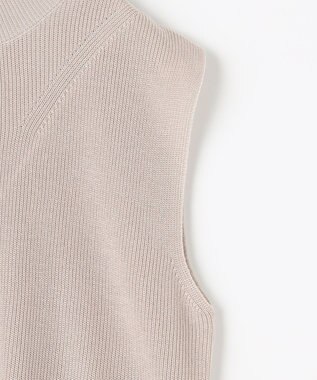 ANY 【セットアイテム】ニットベスト×ワンピース SET ベージュ×ベージュドット