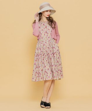 TOCCA 【LIBERTY社オリジナル素材】【洗える！】PENSTEMON ROAD ドレス ピンク系7