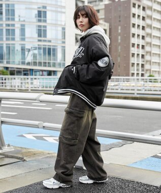 WEGO パテッドワッペンスタジャン ブラック