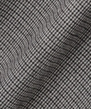 J.PRESS LADIES 【洗える】チェルビック チェック セミワイド パンツ ライトグレー系3