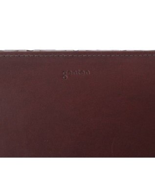 genten カットワーク フラップ長財布 ノウチャ