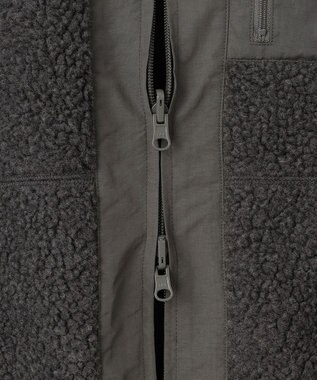 J.PRESS YORK STREET 【UNISEX】リバーシブル ボアベスト グレー系