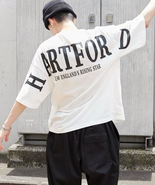 WEGO 【ユニセックス着用ITEM】ストレートロゴプリントT（SS） ホワイト