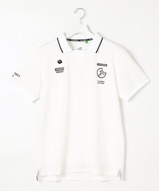 PW CIRCULUS 【MEN】【ストレッチ / UVケア】ガゼット カノコ ポロシャツ ホワイト系