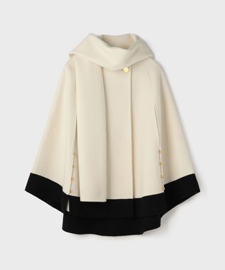 GRACE CONTINENTAL ストール付リバーケープ キナリ