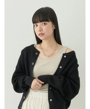 earth music&ecology ２ＷＡＹネックリブタンクトップ Beige