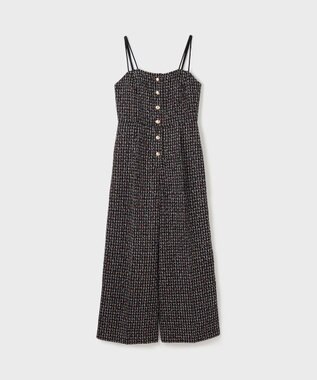 GRACE CONTINENTAL ツイードサロペット マルチ