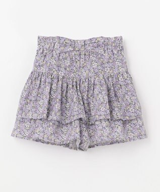 ANY KIDS 柄キュロット パープル花柄