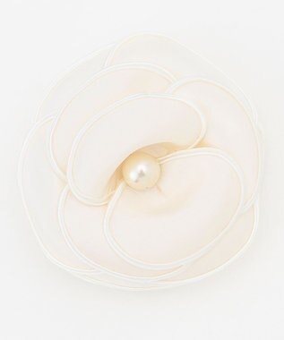 組曲 ドロップパールコサージュ アイボリー系