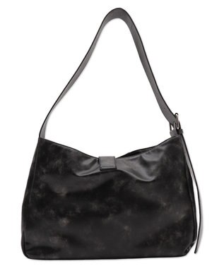 WEGO ベルトデザインBIGショルダー ブラック