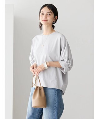 AMERICAN HOLIC 接触冷感ドルマンカットプルオーバー Light Gray