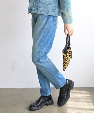 caqu modern tapered 腰回りユッタリ テーパードシルエットデニム 3years