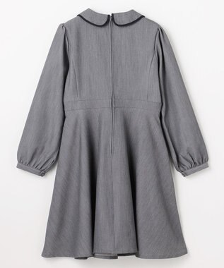 組曲 KIDS 【150-170㎝】 クラシカルグレーワンピース グレー
