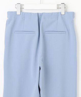 J.PRESS LADIES 【洗える】ノルディスバックスキン ワイド パンツ ブルー系