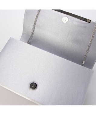 UNBILLION カシュカシュ cachecache / チェーンショルダー付きクラッチバッグ シルバー