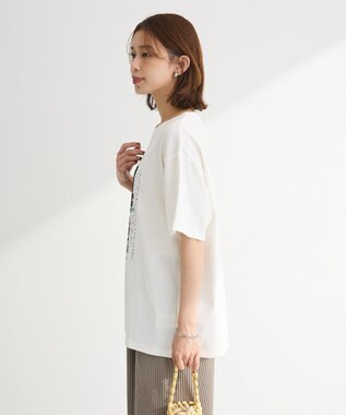 Green Parks ・ＤＯＵＢＬＥ　ＦＬＡＧＳ　フォトプリントＴＥＥ Off White