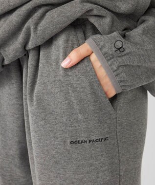 OP／FILA 【ocean pacific】 ハーフジッププルオーバー  スノーウェアレイヤー シルバーグレー