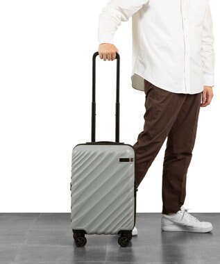 ACE BAGS & LUGGAGE ACE オーバル2 スーツケース 機内持ち込み 拡張機能 36L/43L 05911 エース グレー
