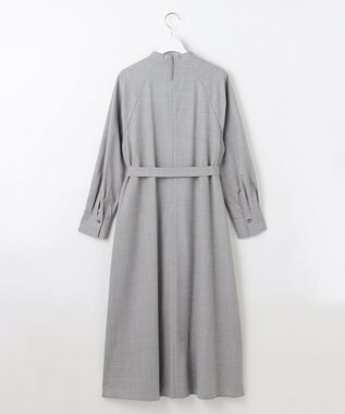 自由区 【洗える】ウーステッドトロ ワンピース ライトグレー