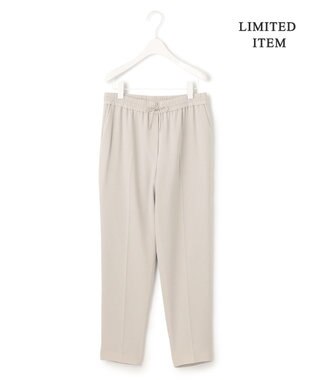 ICB 【WEB限定・洗える】BackSatinGeorgette ドロストパンツ ベージュ系