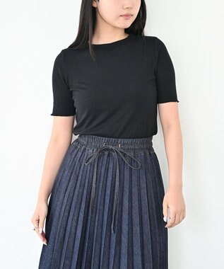 HAAG CREW NECK SHIRTS クルーネックシャツ ブラック