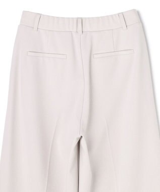 UNFILO L 【15サイズ展開/ウエストゴム】BEAUTY MOVE ワイドストレートパンツ ライトグレー