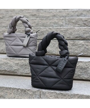 PELLE BORSA キルティング ミドルトートバッグ Puffy パフィ 5822