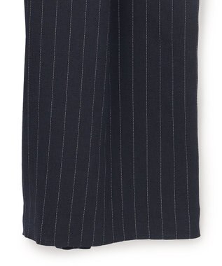 uncrave リネンライクツイル オールインワン ネイビーストライプ