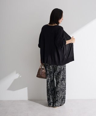 Green Parks ＶネックＺＩＰカーディガン Black